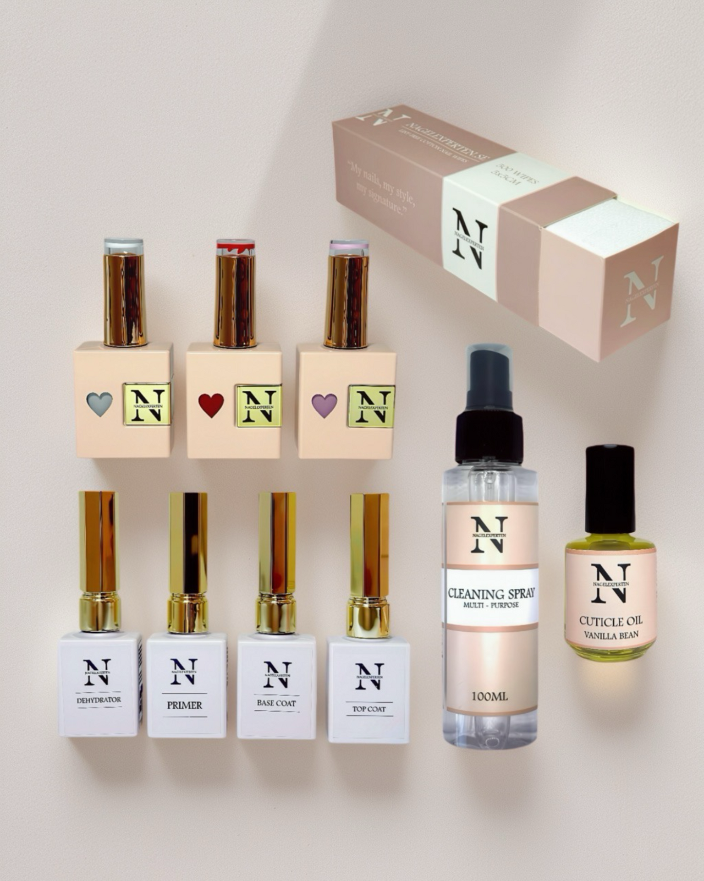 Geelilakan aloituspakkaus - ilman UV-lamppua