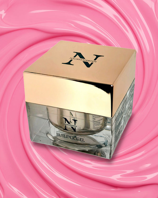 Builder gel i färgen Sweet pink, pastellrosa nyans