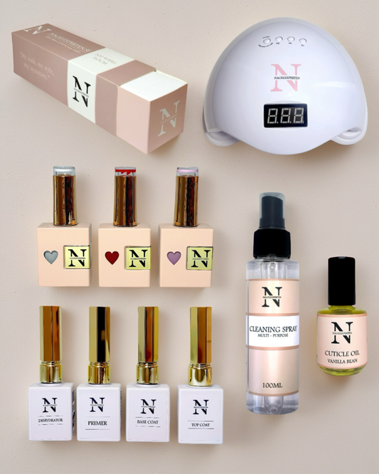 Geelilakan aloituspakkaus - UV-lampulla