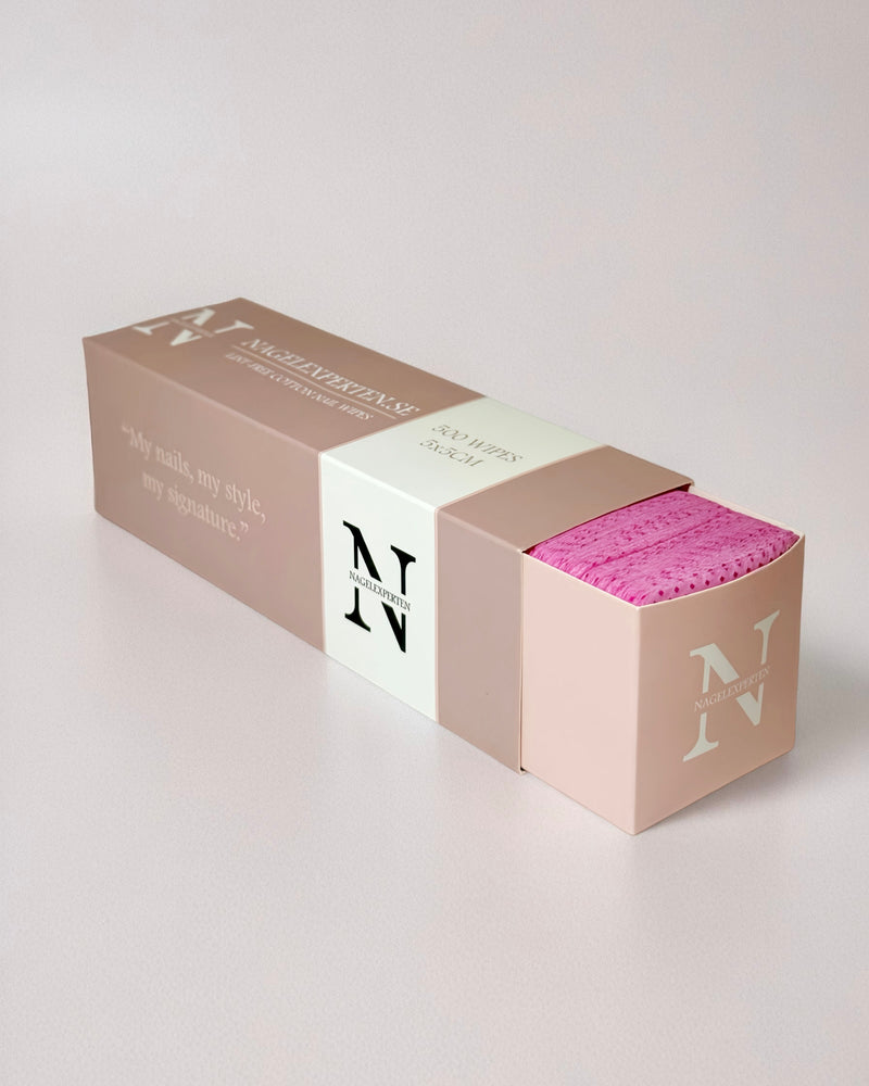 Kynnenpuhdistuslaput • 500 kpl • Pinkki