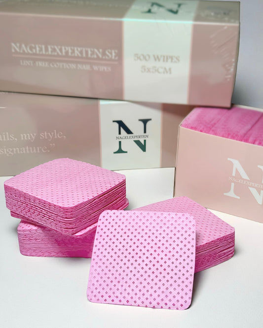 NAIL WIPES • 500st • Rosa