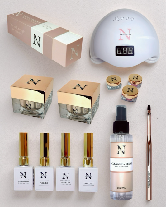 Builder gel aloituspakkaus - UV-lampulla