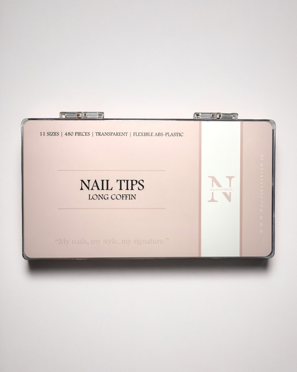 Nageltippar • Long coffin • Transparent