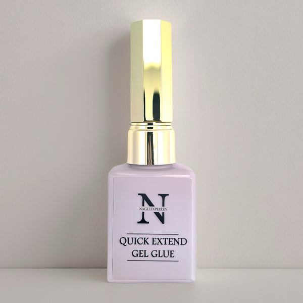Quick Extend Gel Glue – starkt UV nagellim för full cover nageltippar och gel x metoden.