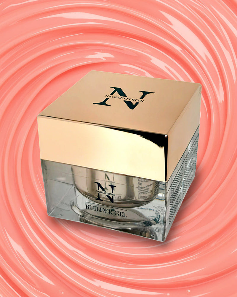 Builder gel i färgen French kiss, rosa nyans