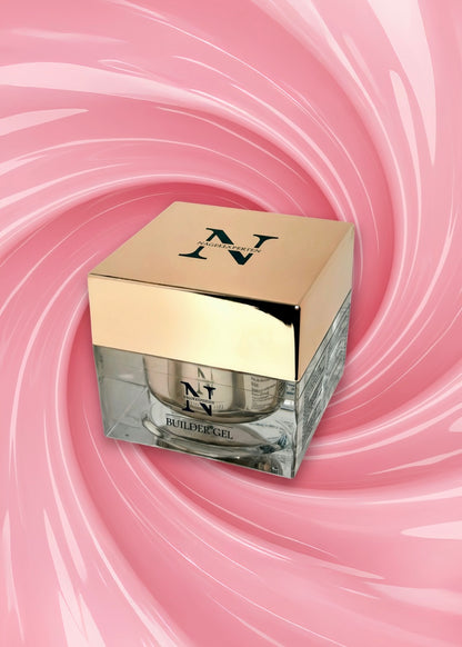 Builder gel Juicy - rosa, medium viskositet