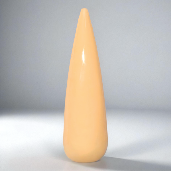 Ljusgult heltäckande gellack Banana Split för naglar, 15 ml.