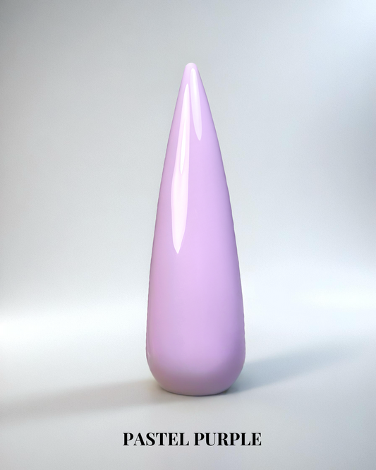 Pastell lila heltäckande gellack i färgen Pastel purple för naglar