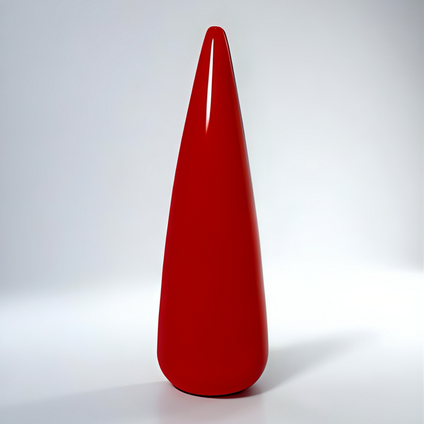 Rött heltäckande gellack i färgen Red carpet för naglar